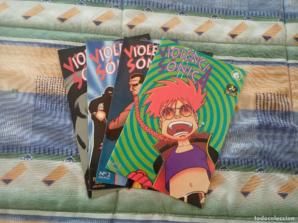 C&oacute;mics: VIOLENCIA SONICA 1 A 4 (COMPLETA), DE RAULE Y CHAVES (CAMALEON EDICIONES) - Foto 1
