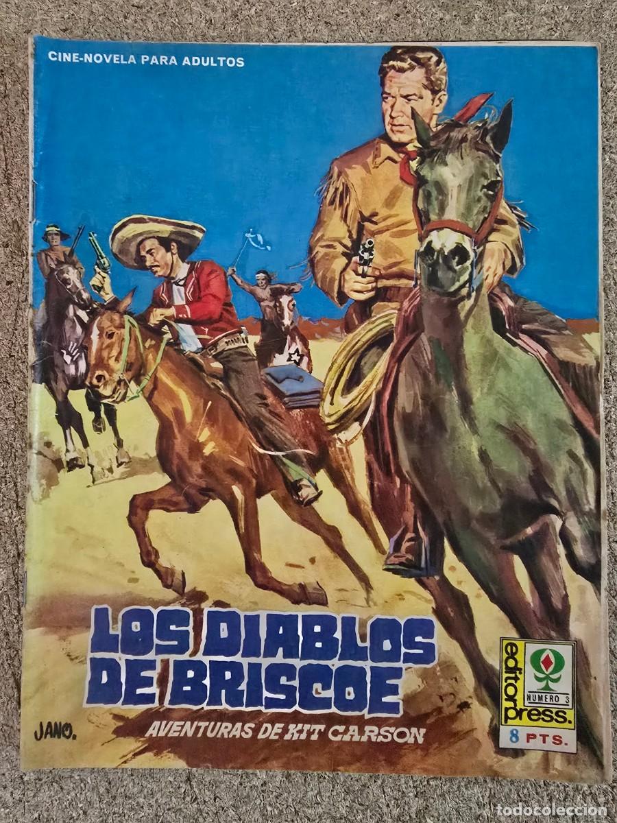 C&oacute;mics: Cine Novela 3.Los Diablos de Briscoe.Aventuras de Kit Carson.Editor Press - Foto 1