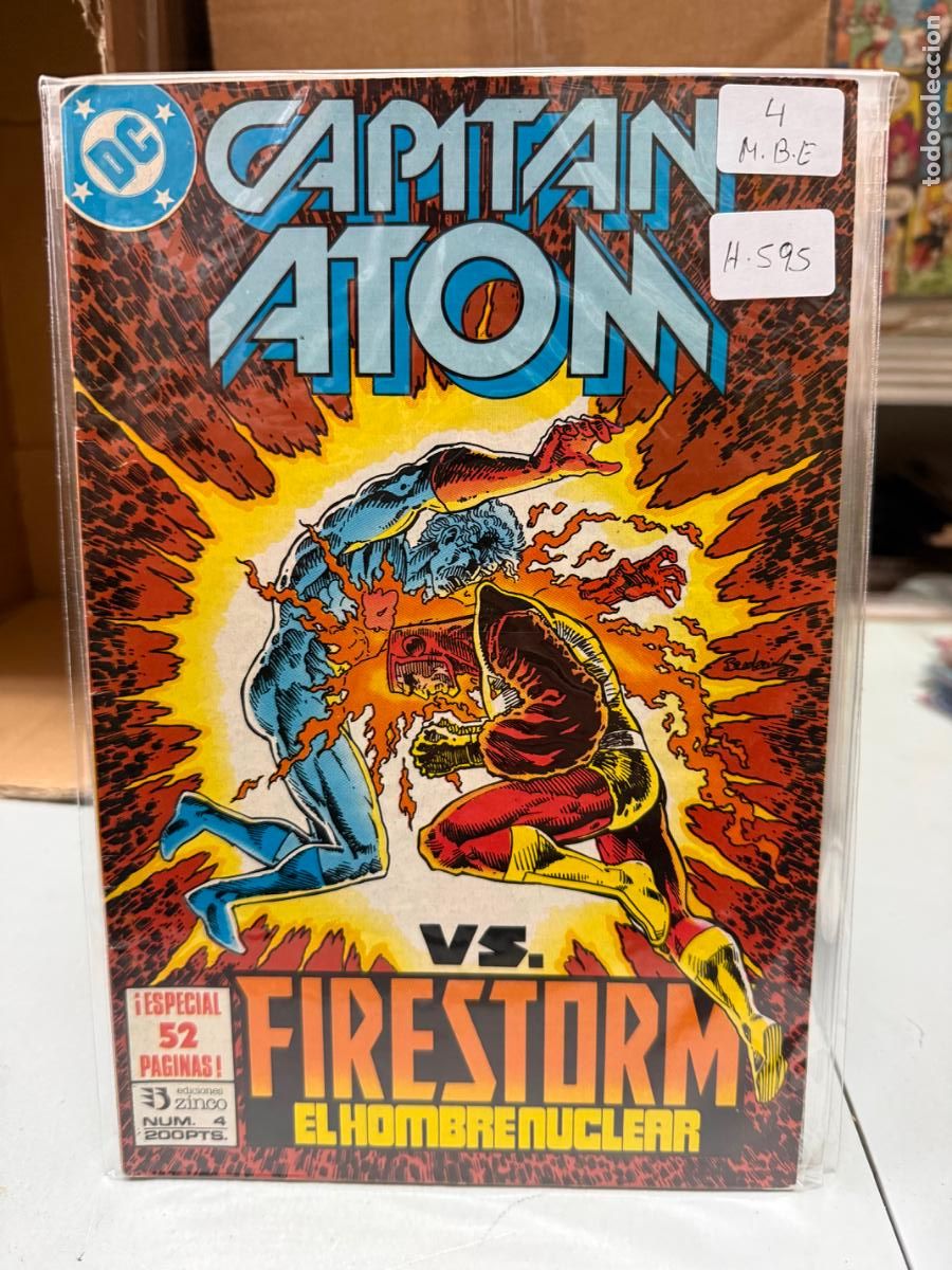 C&oacute;mics: CAPITAN ATOM EDITORIAL ZINCO DC NUMERO 4 - Foto 1