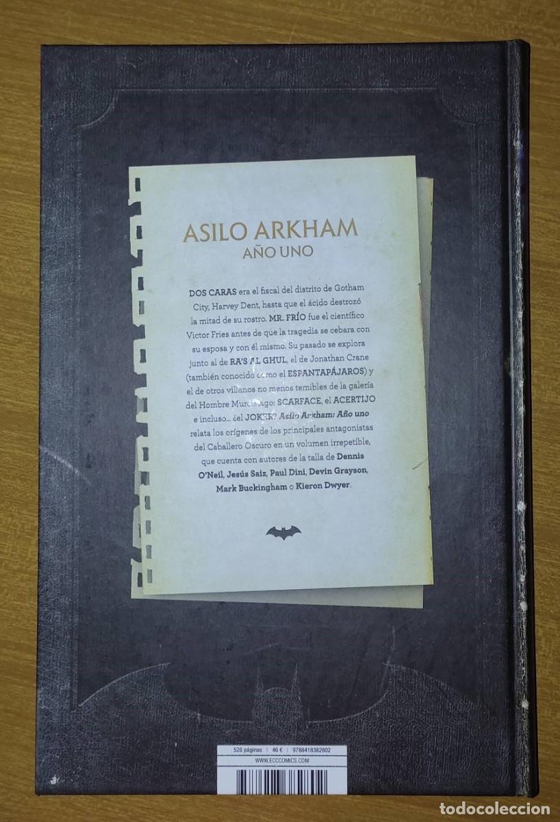 C&oacute;mics: BATMAN Asilo Arkham A&ntilde;o Uno - ECC - Foto 2