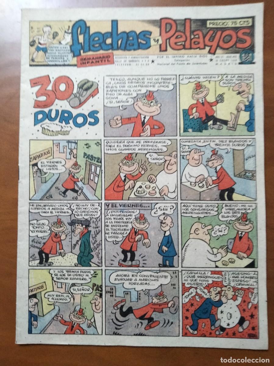 C&oacute;mics: Flechas y Pelayos, 18 enero 1948 - Foto 1