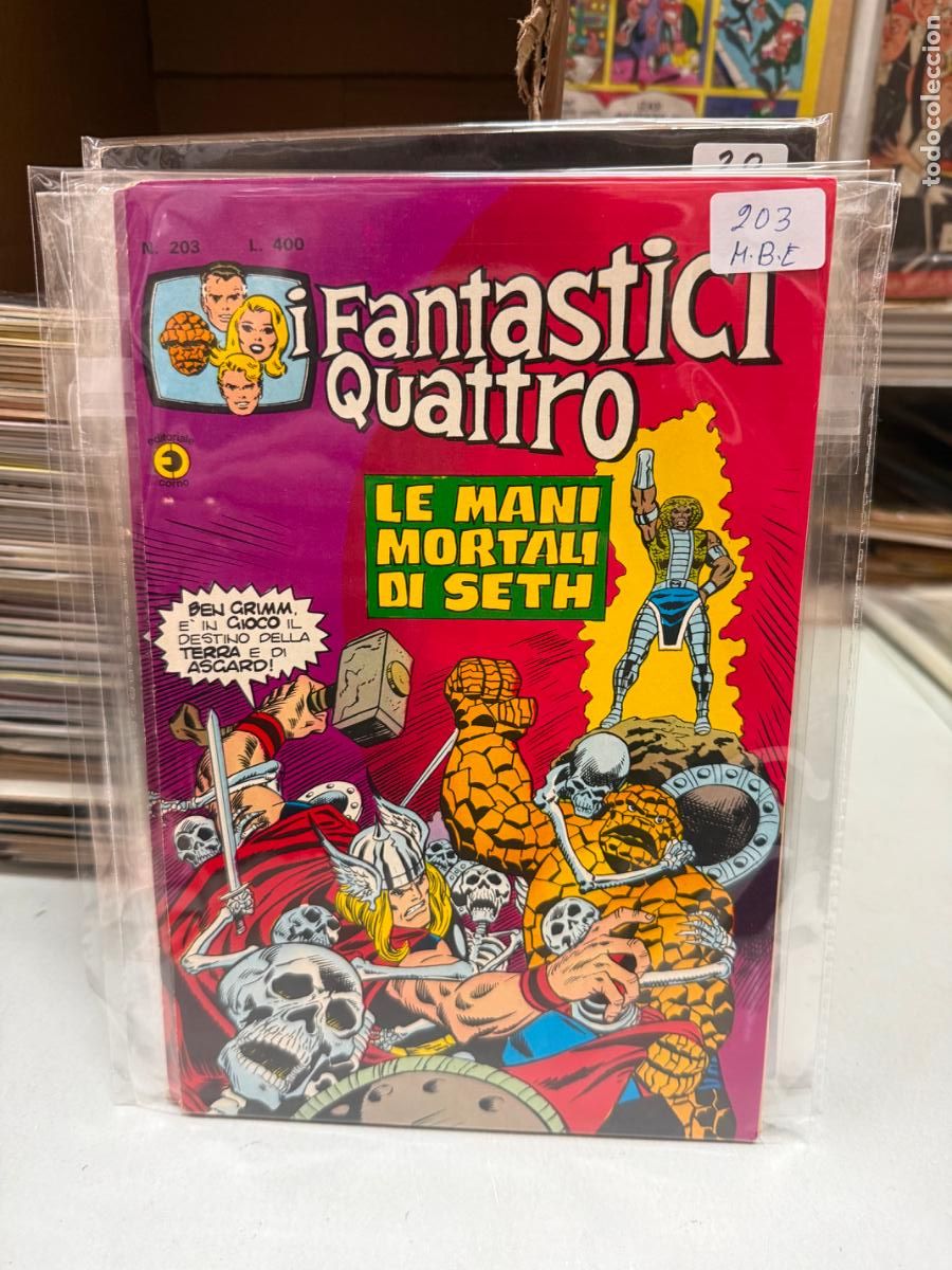 C&oacute;mics: LOS 4 FANTASTICOS EN ITALIANO NUMERO 203 - Foto 1