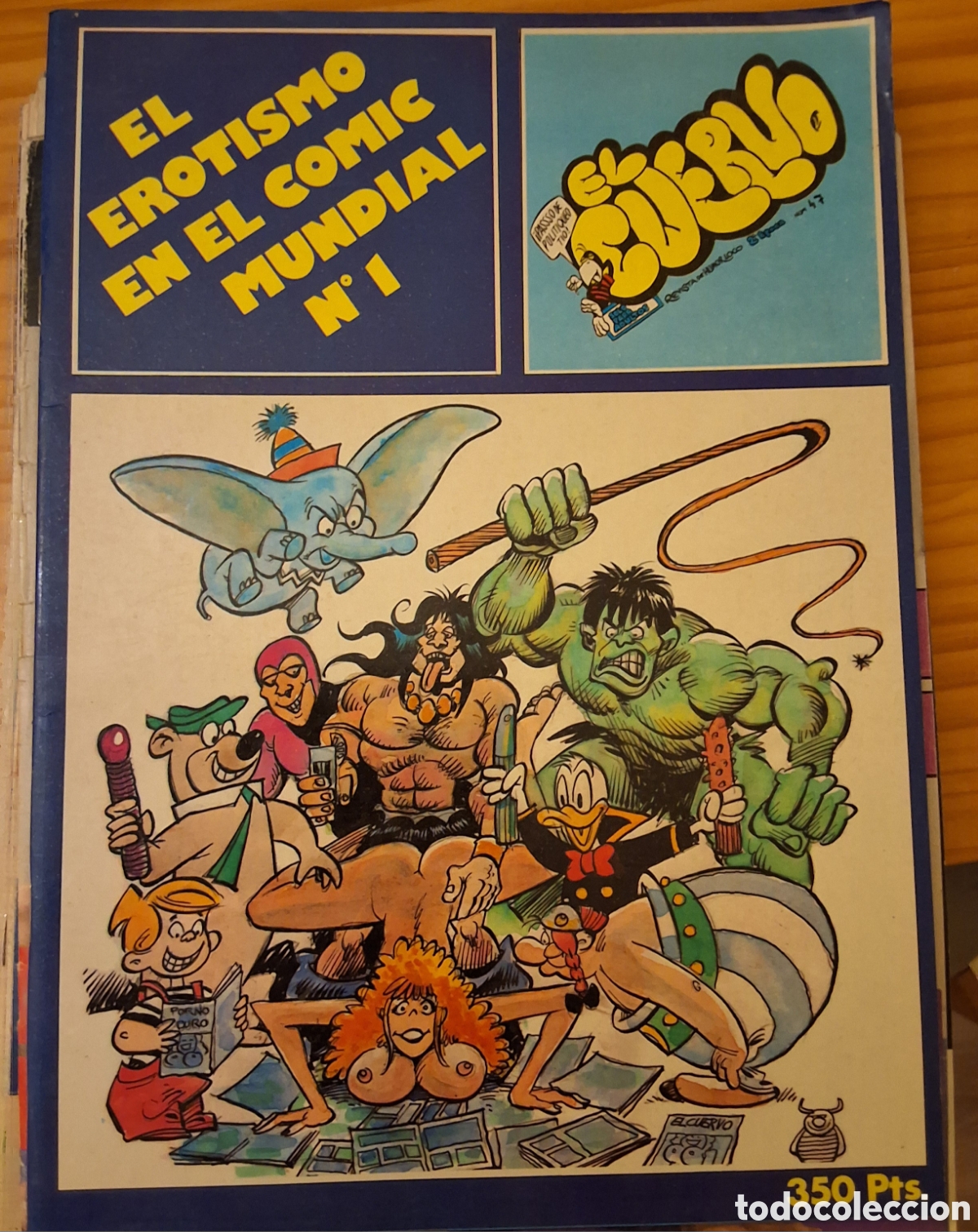 Comics: Erotismo en el comic mundial el cuervo n&uacute;mero 1 a&ntilde;o 1980