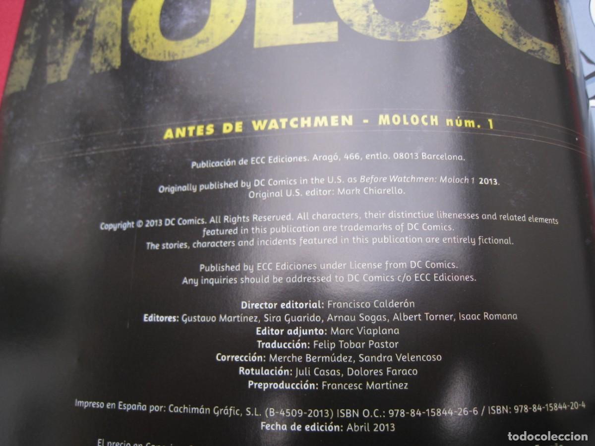 C&oacute;mics: ANTES DE WATCHMEN - MOLOCH - N&ordm; 1 DE 2 - ECC EDICIONES. - Foto 4