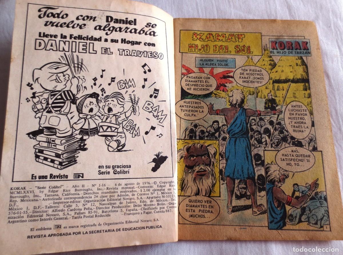 C&oacute;mics: VINTAGE COMIC DE KORAK DE LOS A&Ntilde;OS 70s - Foto 2