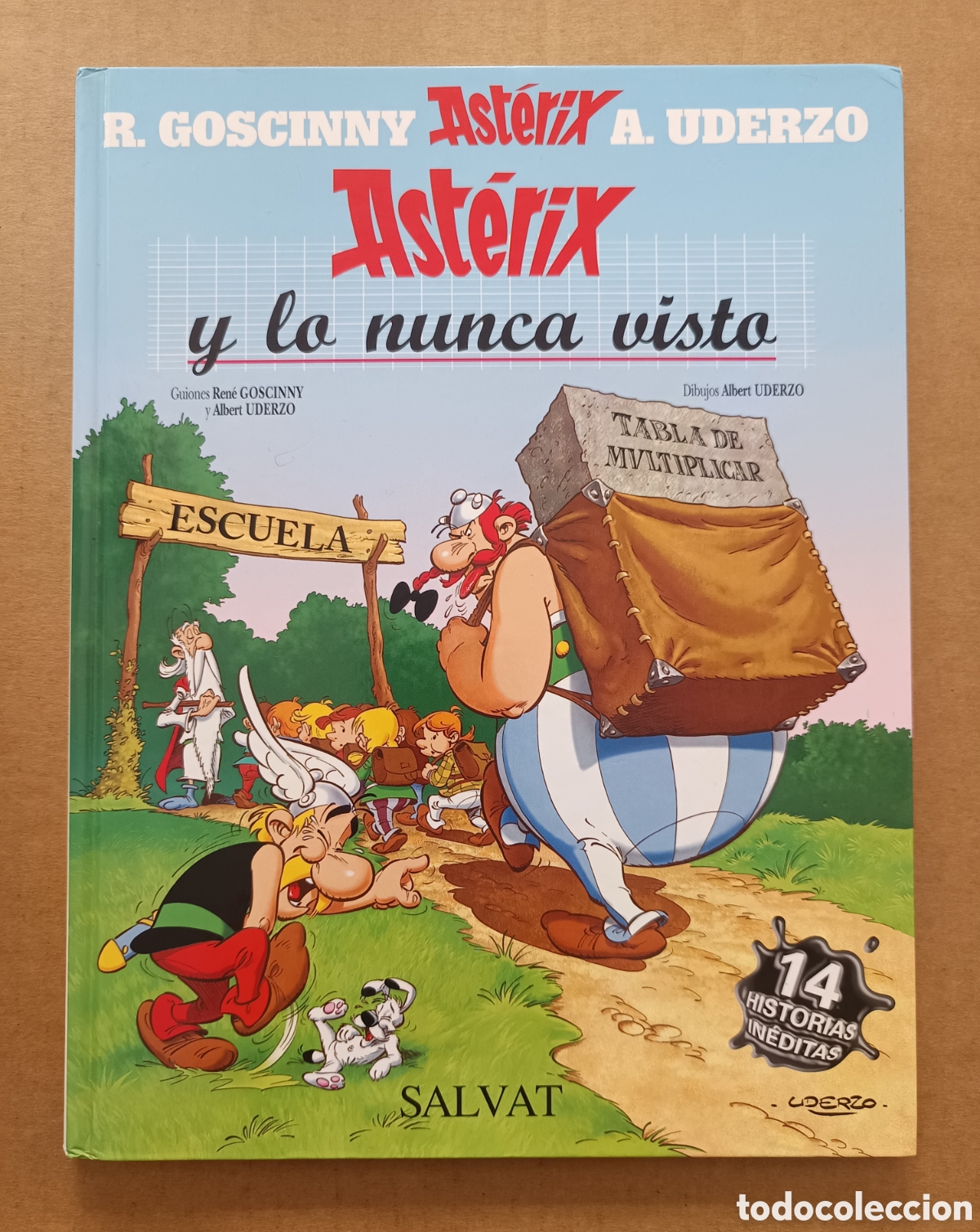 C&oacute;mics: Ast&eacute;rix Y Lo Nunca Visto, por Goscinny y Uderzo (Salvat, 2003). 14 Historias In&eacute;ditas.