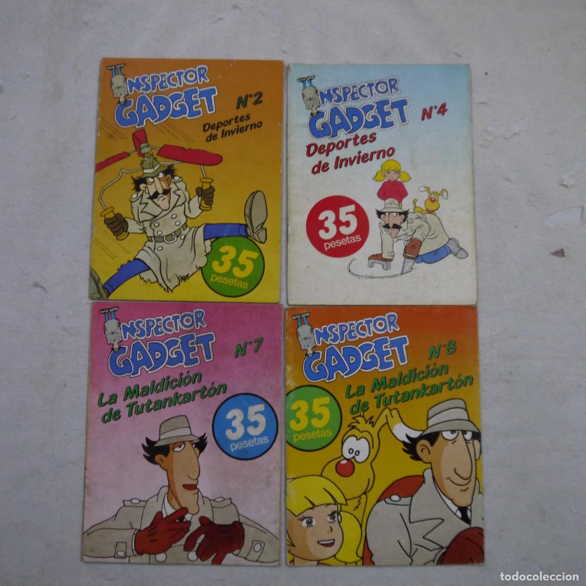 C&oacute;mics: INSPECTOR GADGET. LOTE DE 4 C&Oacute;MICS N&ordm; 2, 4, 7 Y 8 DE 35 PTS - Foto 1