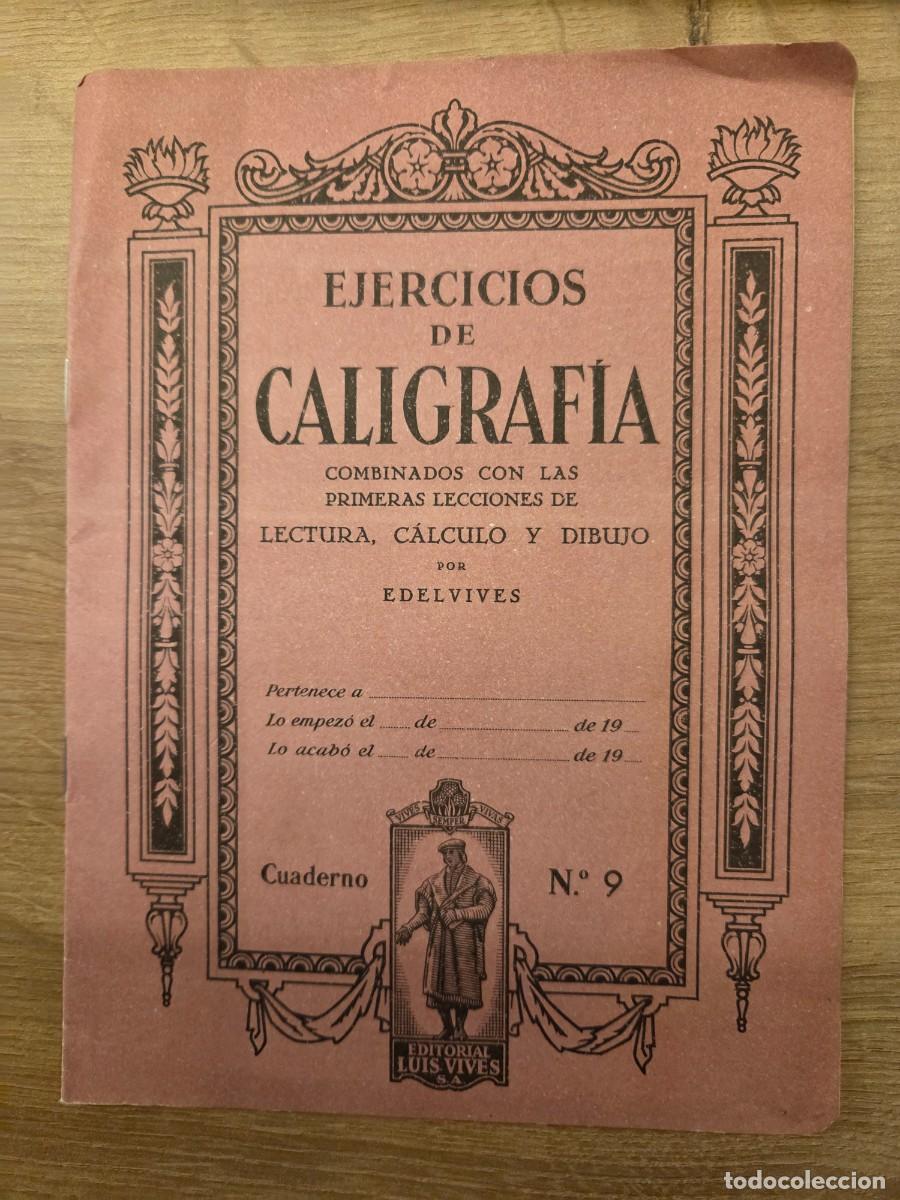 C&oacute;mics: EJERCICIOS DE CALIGRAF&Iacute;A EDELVIVES - Lote numeros 1, 7 y 9 - Foto 4