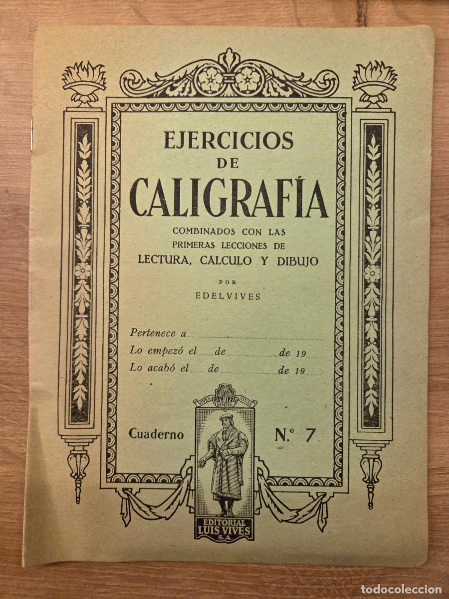 C&oacute;mics: EJERCICIOS DE CALIGRAF&Iacute;A EDELVIVES - Lote numeros 1, 7 y 9 - Foto 7