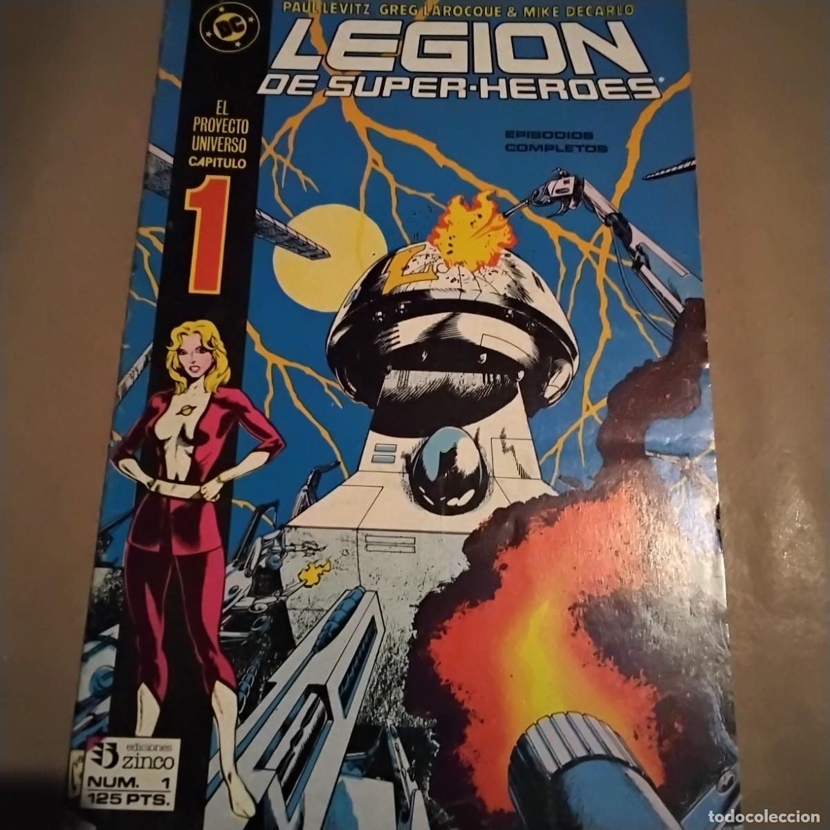 C&oacute;mics: LEGION DE SUPER-HEROES 1 ZINCO - Foto 1