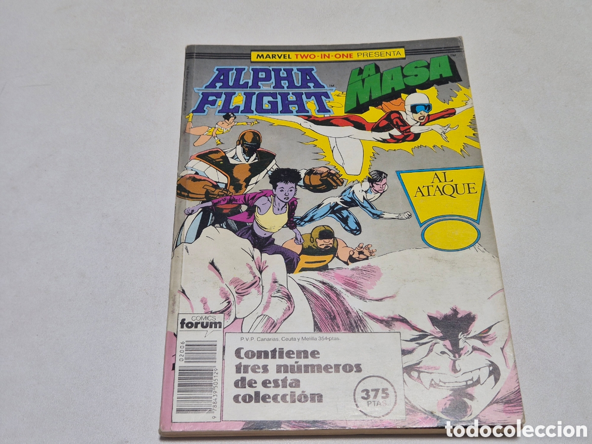 C&oacute;mics: Marvel Two In One Alpha Flight La Masa - Foto 1
