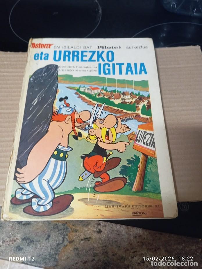 C&oacute;mics: ASTERIX ETA URREZKO IGITAIA 1978 / EUSKARAZ VASCO BASQUE - Foto 1