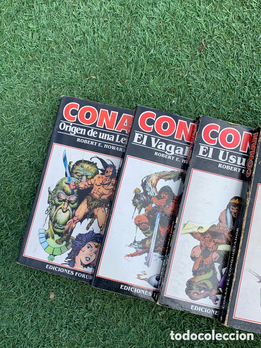 C&oacute;mics: &bull;Libros conan ediciones f&oacute;rum ROBERT E.HOWARD 1983 - Foto 4