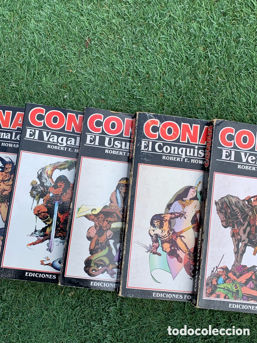 C&oacute;mics: &bull;Libros conan ediciones f&oacute;rum ROBERT E.HOWARD 1983 - Foto 5