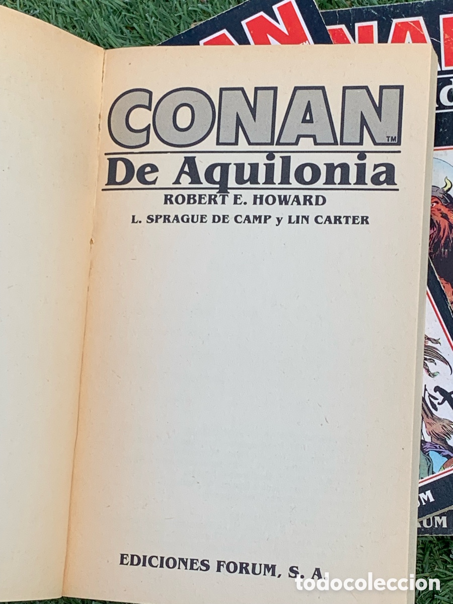 C&oacute;mics: &bull;Libros conan ediciones f&oacute;rum ROBERT E.HOWARD 1983 - Foto 8