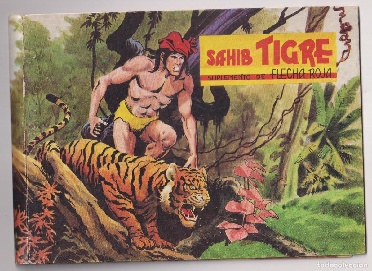 C&oacute;mics: Sahib Tigre. Suplemento de Flecha Roja. Tapas. Editorial Maga - Foto 1