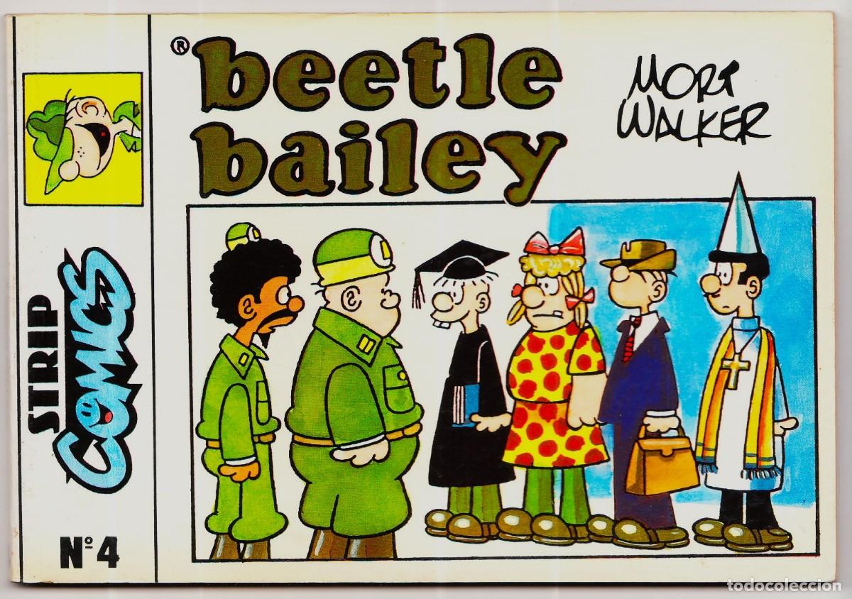 C&oacute;mics: Strip Comics n&ordm; 4: BEETLE BAILEY de Mort Walker. Ediciones ESEUVE, 1990. - Foto 1
