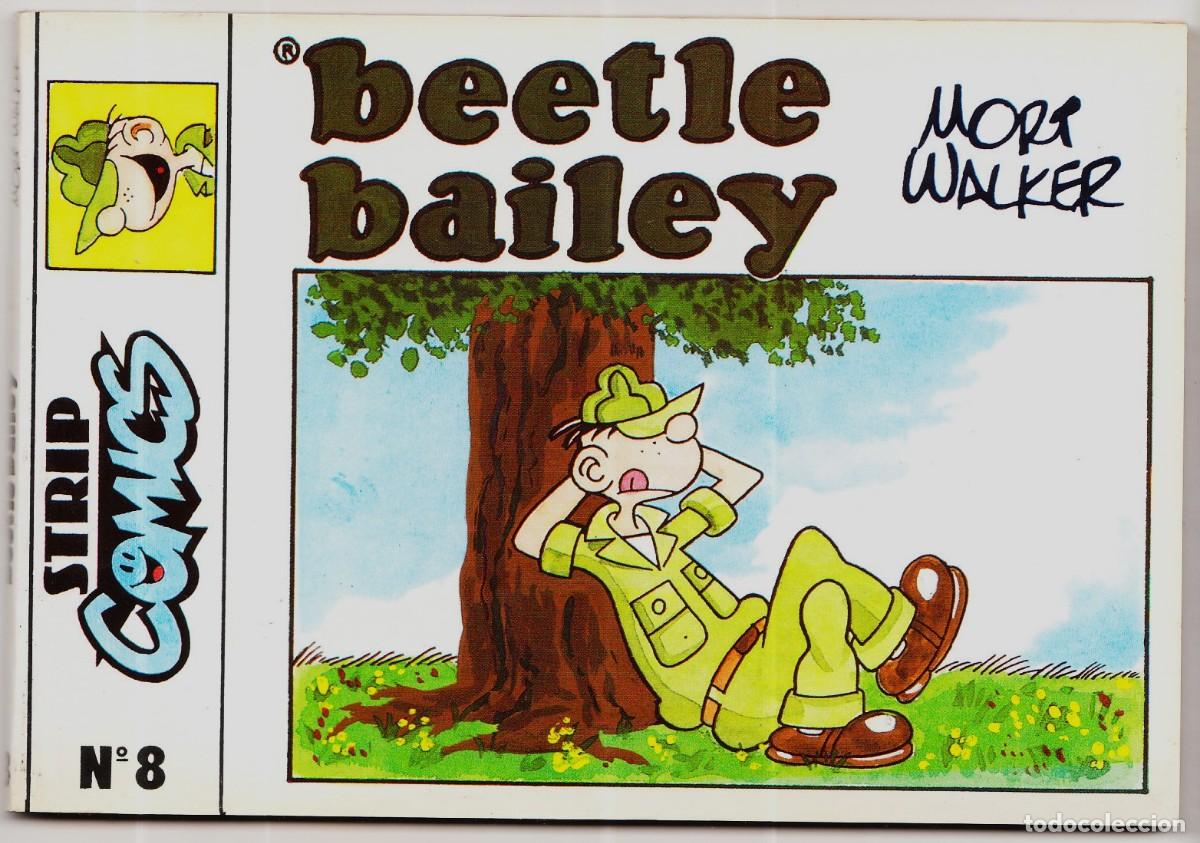 C&oacute;mics: Strip Comics n&ordm; 8: BEETLE BAILEY de Mort Walker. Ediciones ESEUVE, 1990. - Foto 1