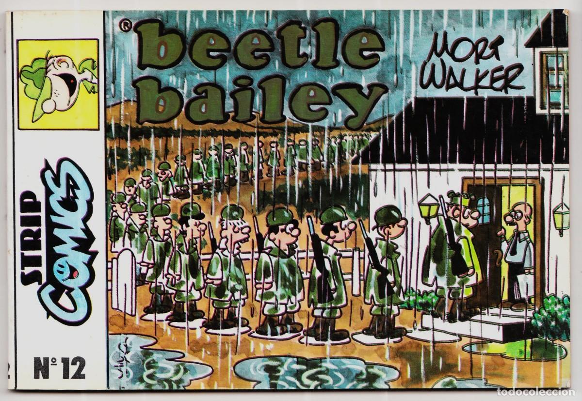 C&oacute;mics: Strip Comics n&ordm; 12: BEETLE BAILEY de Mort Walker. Ediciones ESEUVE, 1990. - Foto 1