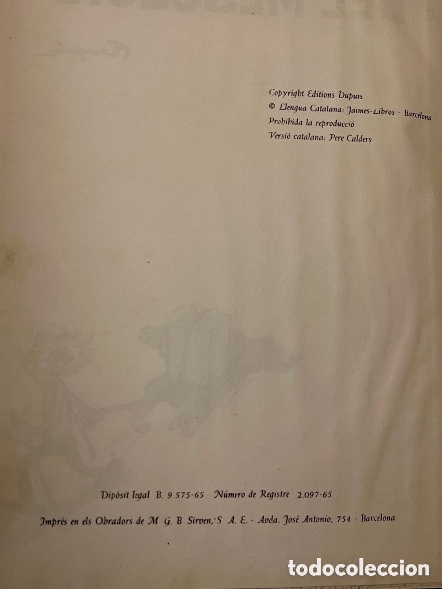 C&oacute;mics: N&deg;2 El turista del Mesozoic. 1&ordf; Edici&oacute;n Catal&agrave; 1964 - Foto 3