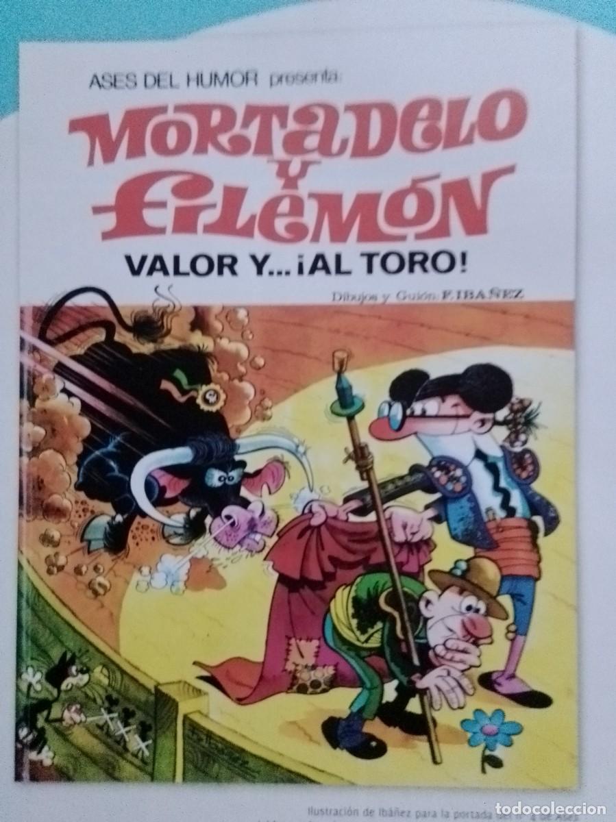 C&oacute;mics: Libro grande 31x25cm Mortadelo y Filem&oacute;n . Valor y al toro. - Foto 1