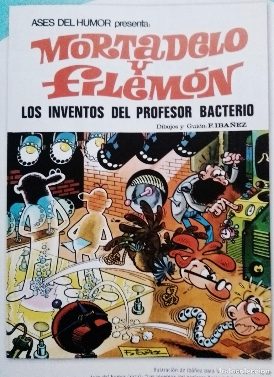 C&oacute;mics: Libro grande 31x25cm Mortadelo y Filem&oacute;n . Los inventos del profesor bacterio. - Foto 1