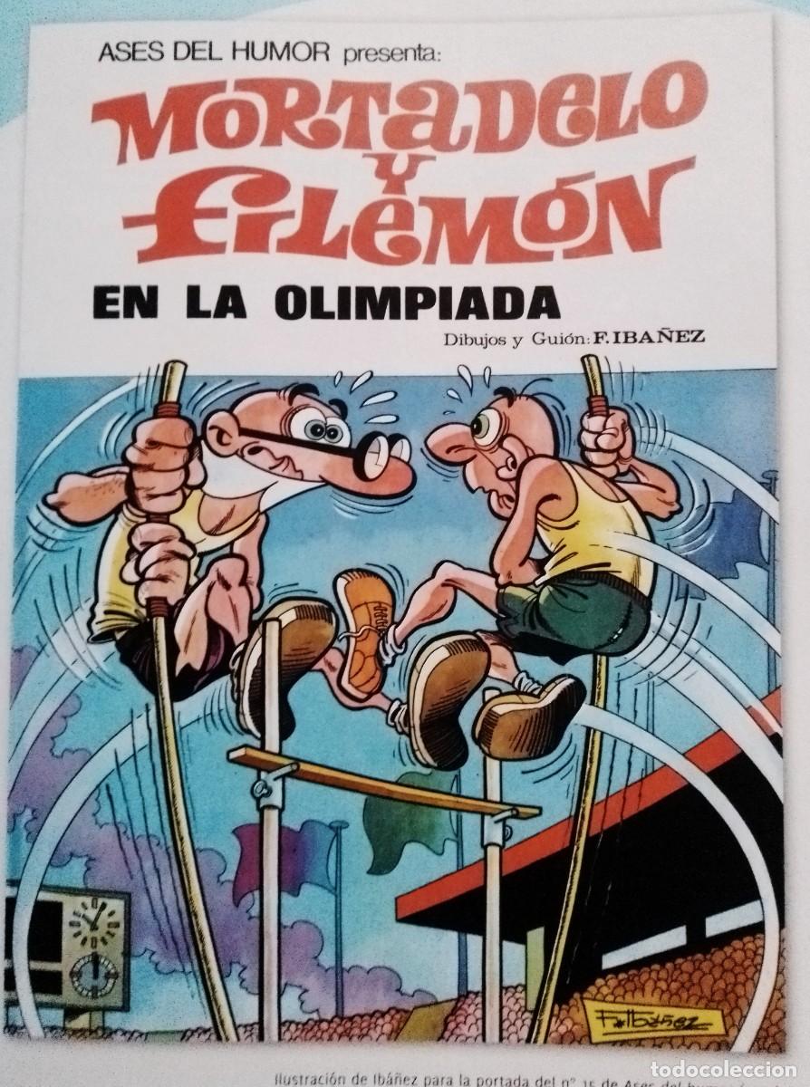 C&oacute;mics: Libro grande 31x25cm Mortadelo y Filem&oacute;n . En la Olimpiada. - Foto 1