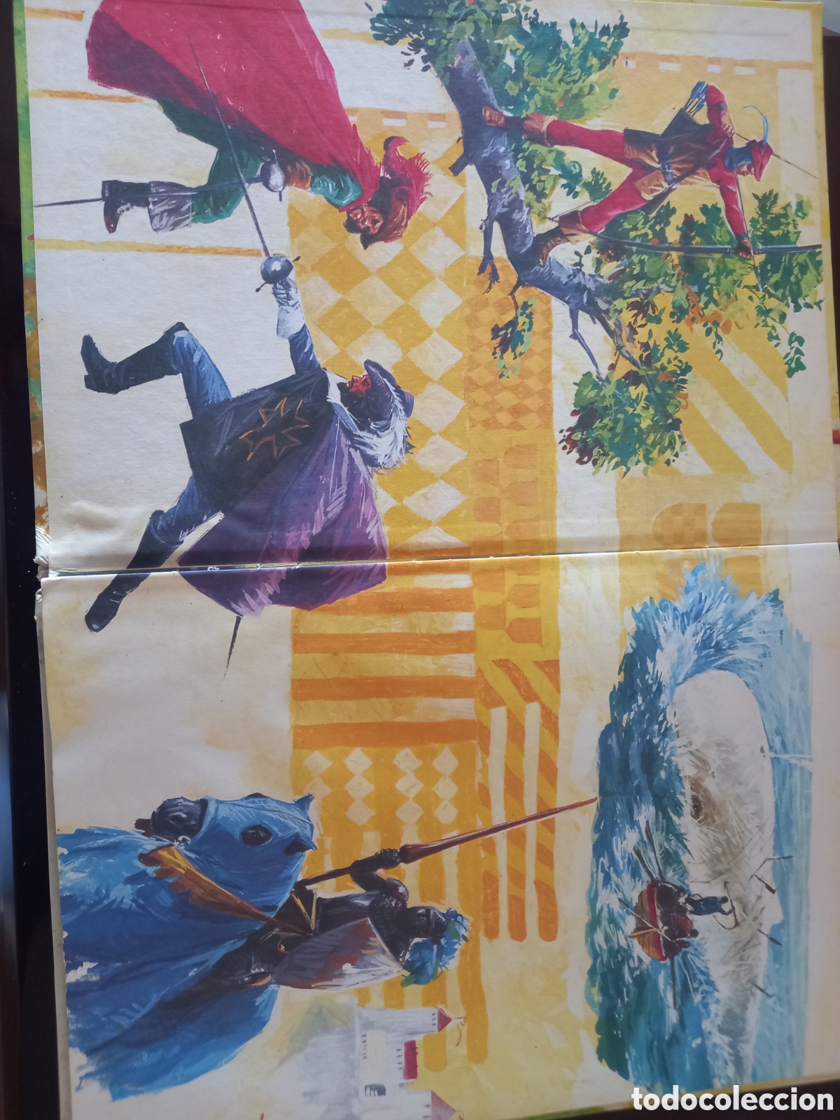 C&oacute;mics: Libro IVANHOE - Walter Scott - Editorial HEMMA (1978) - Gran Formato Ilustrado - Foto 2