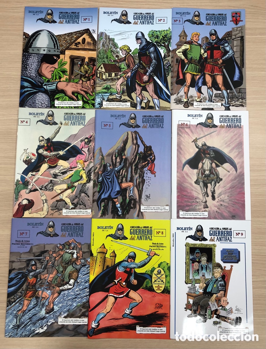 C&oacute;mics: Colecci&oacute;n completa Bolet&iacute;n El Guerrero del Antifaz - Foto 1