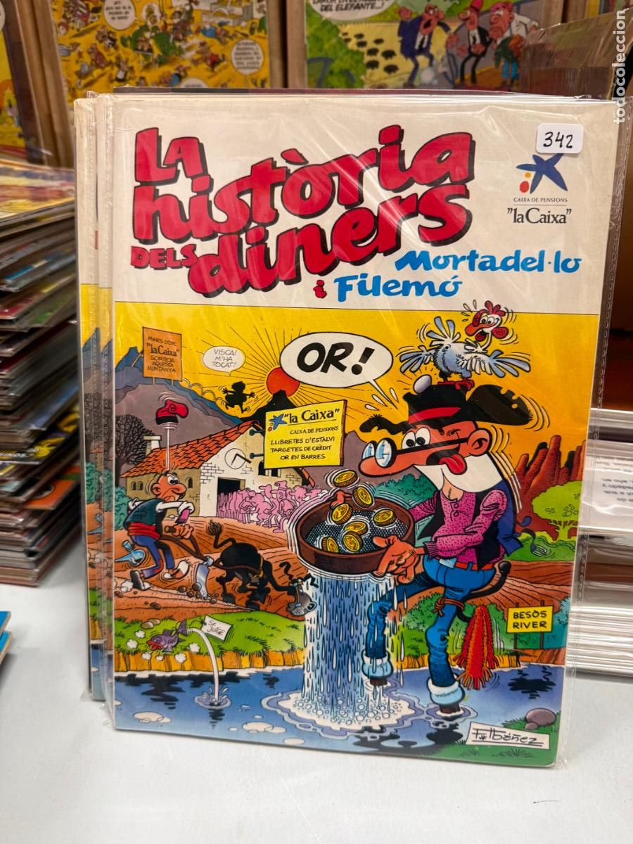 C&oacute;mics: MORTADEL-LO I FILEMO LA HISTORIA DELS DINERS - EN CATALAN - Foto 1