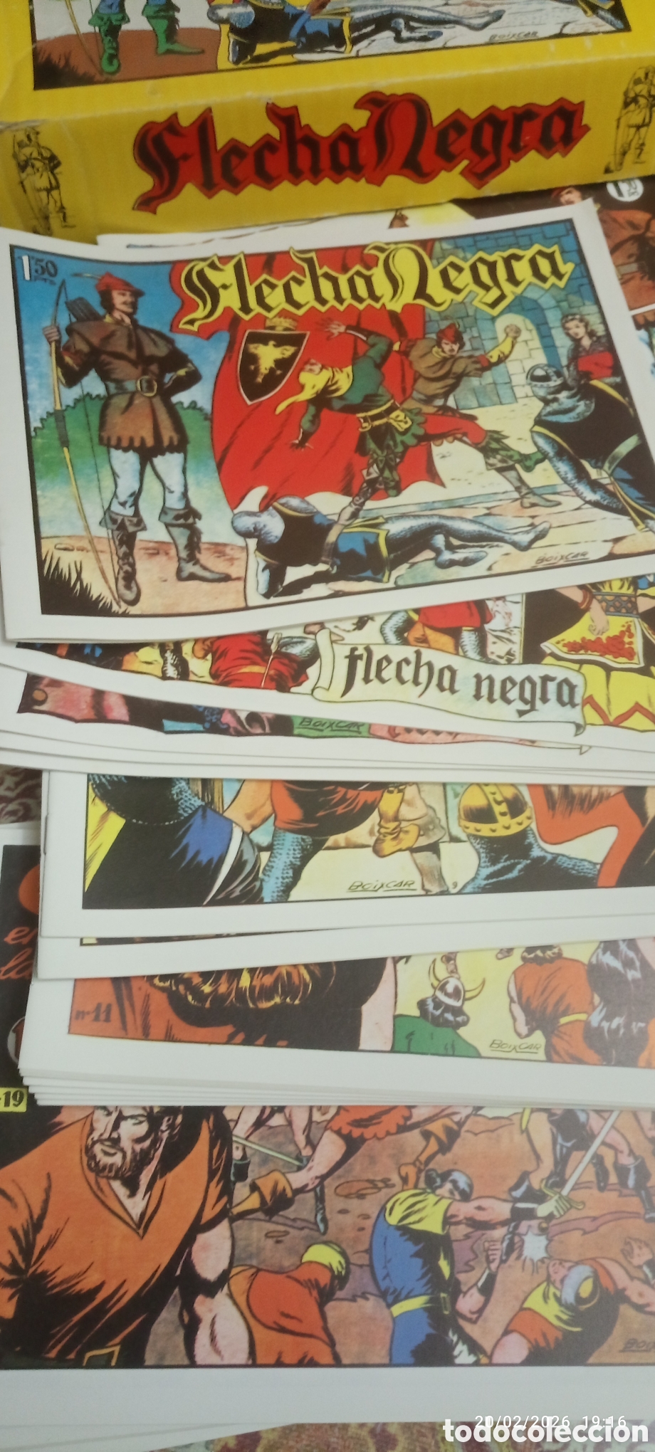 C&oacute;mics: COMIC COLECCI&Oacute;N COMPLETA EN FACS&Iacute;MIL DE FLECHA NEGRA - 23 NUMEROS - REEDICION - Foto 1
