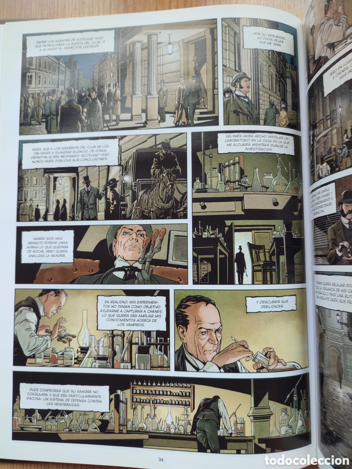 C&oacute;mics: Sherlock Holmes y los vampiros de Londres. 001 ediciones - Foto 3