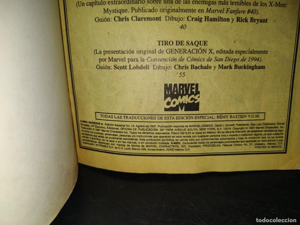 C&oacute;mics: 214- C&Oacute;MIC X-MEN. RAREZAS - NO. 10, AGOSTO 1997 - Foto 4