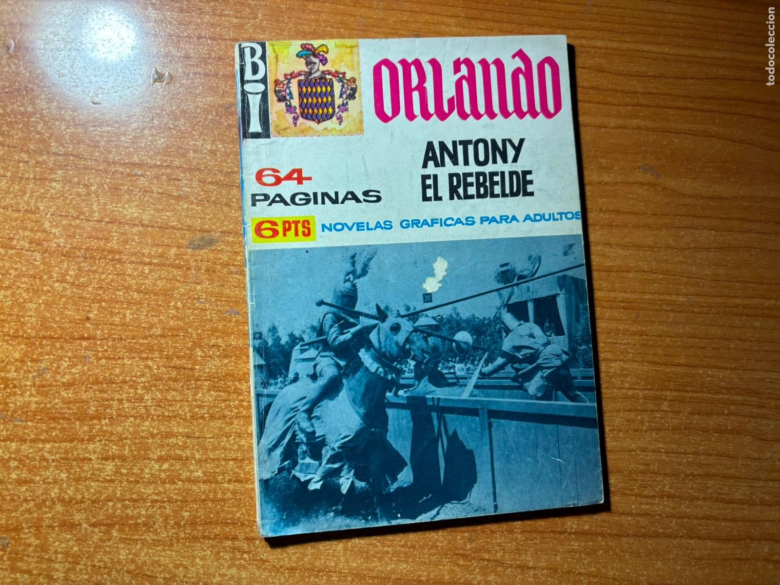 C&oacute;mics: ORLANDO N&ordm; 6 EDITORIAL EDICIONES A. DE A. BOLSILIBROS IVARS 1966 - Foto 1