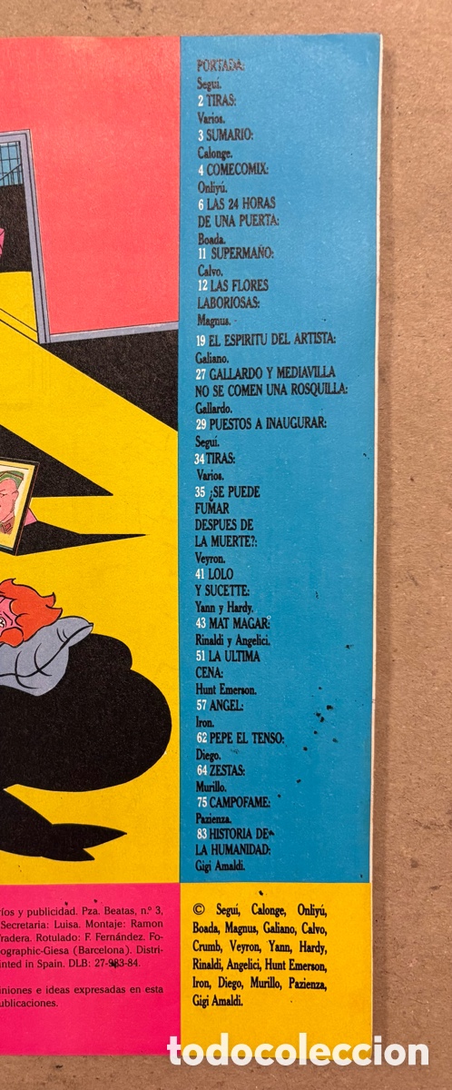 C&oacute;mics: EL V&Iacute;BORA N&deg; 106. SEGU&Iacute;, CALONGE, ONLIYU, BOADA, GALLARDO, MURILLO, CALVO,&hellip; - Foto 2