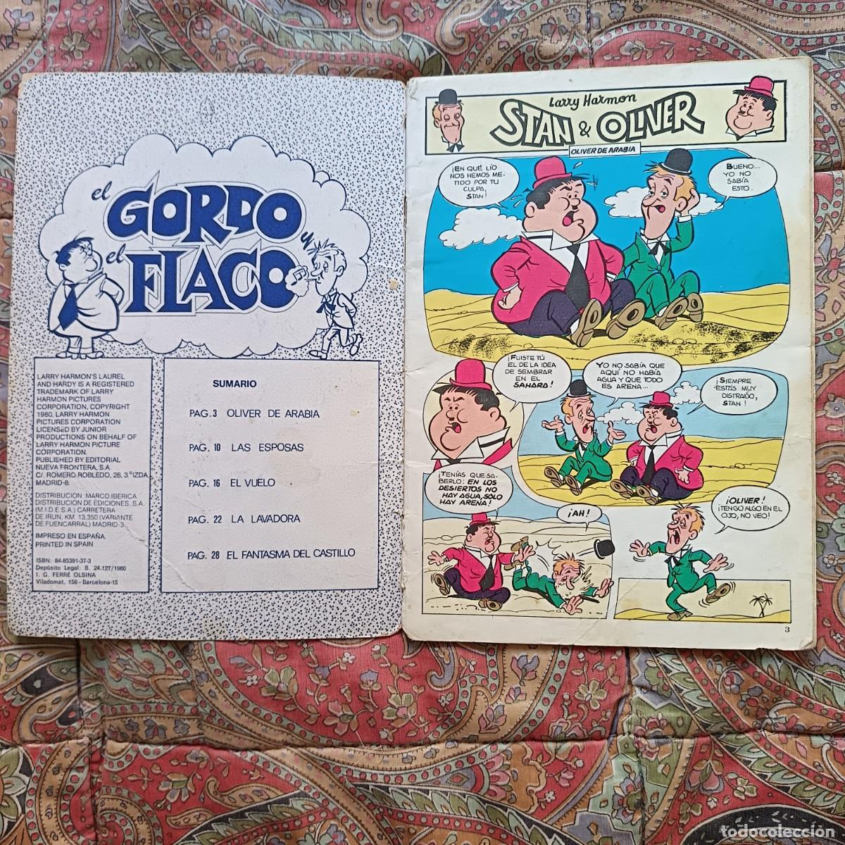 C&oacute;mics: TEBEO EL GORDO Y EL FLACO NUM 1 A&Ntilde;O1980 - Foto 3