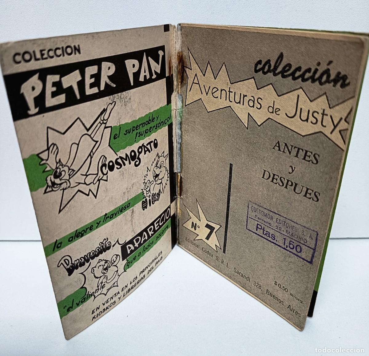 C&oacute;mics: C&oacute;mic Aventuras de Justy. n&ordm; 7. Codex S.R.L. BB.AA. 1952. RARO. - Foto 3