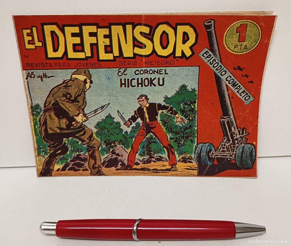 C&oacute;mics: Comic EL DEFENSOR, Serie Meteoro, n&ordm; 14, Ed. MAGA. 1962. Valencia. - Foto 1