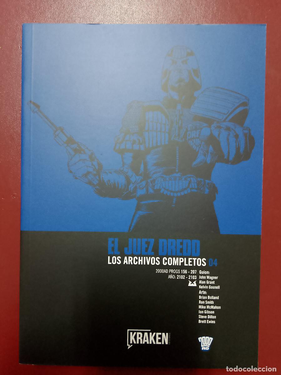 C&oacute;mics: VV.AA.: El juez Dredd. Los archivos completos 04 (Ediciones Kraken. 2019) - Foto 1