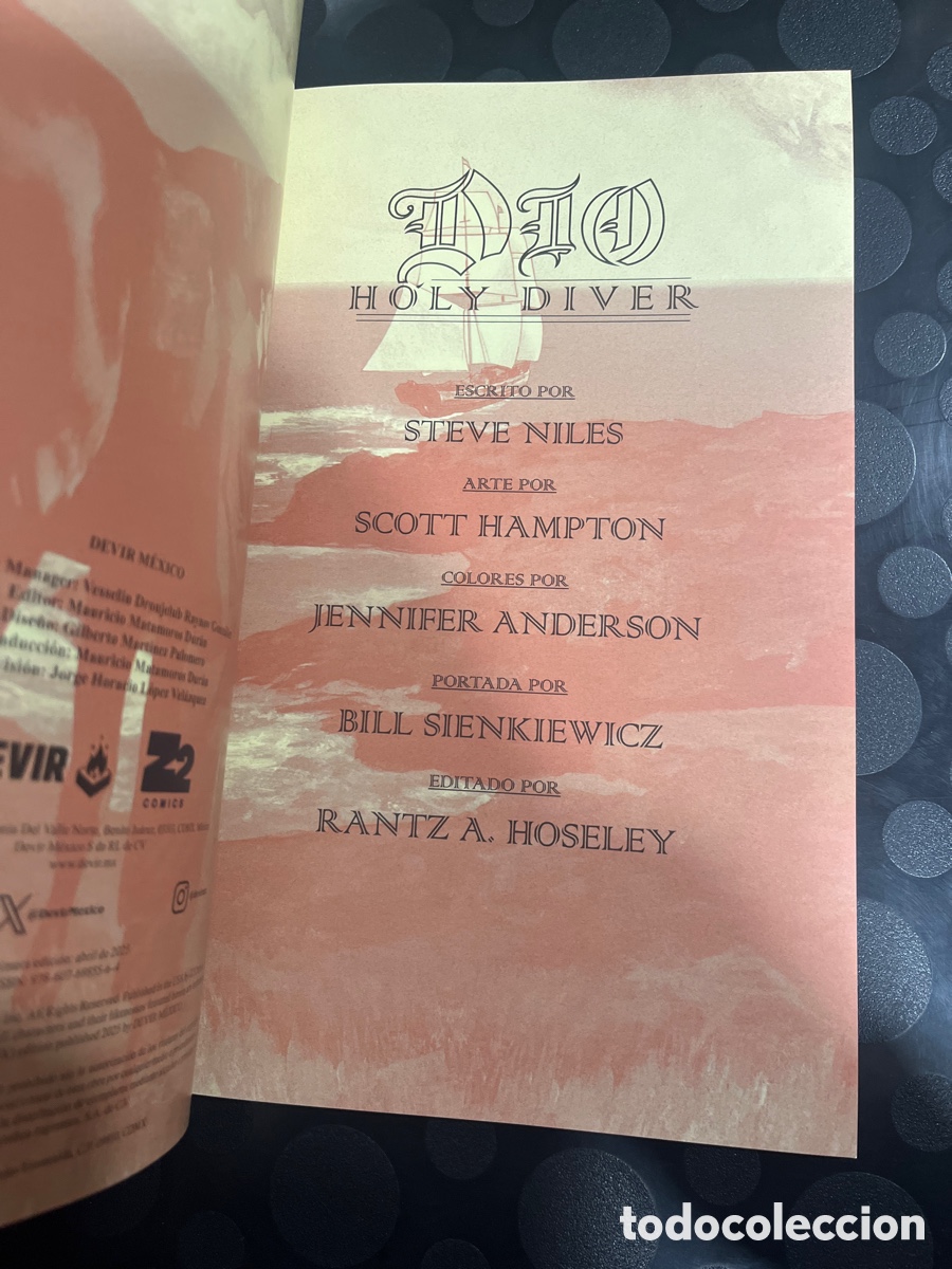 C&oacute;mics: DIO : HOLY DIVER de STEVE NILES & SCOTT HAMPTON & BILL SIENKIEWICZ Ed DEVIR Z2 C&Oacute;MICS ( 2025 ) - Foto 3
