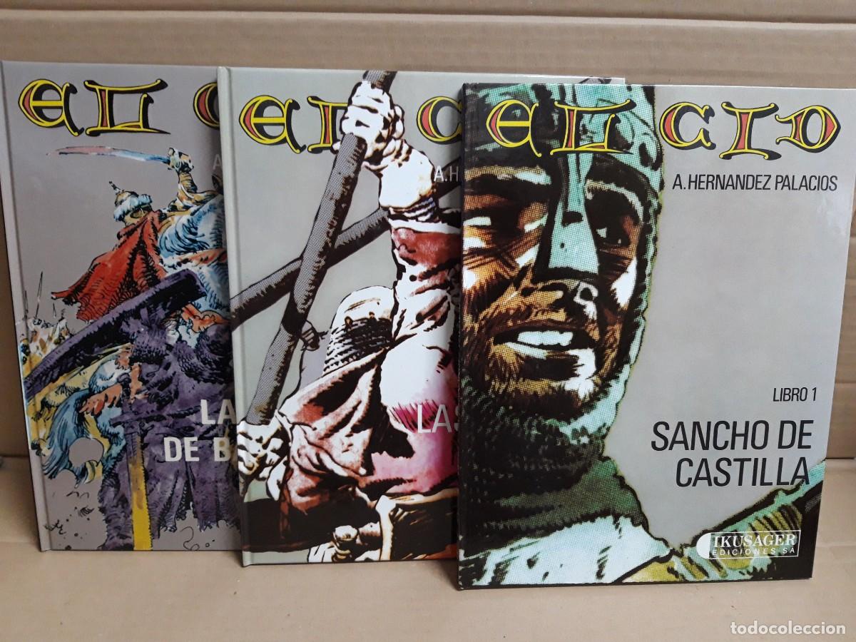 C&oacute;mics: EL CID. TRES TOMOS. A. HERN&Aacute;NDEZ PALACIOS. IKUSAGER - Foto 1