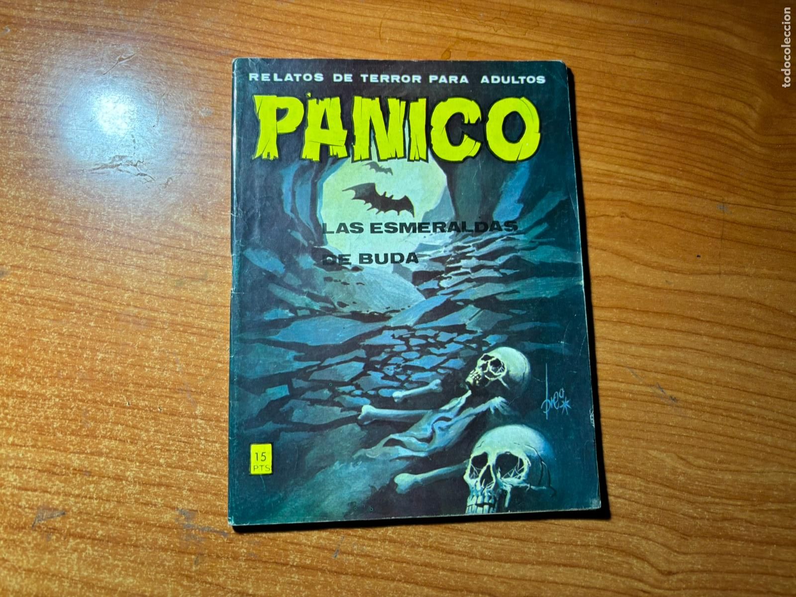 C&oacute;mics: PANICO N&ordm; 34 LAS ESMERALDAS DE BUDA EDITORIAL VILMAR 1972 - Foto 1