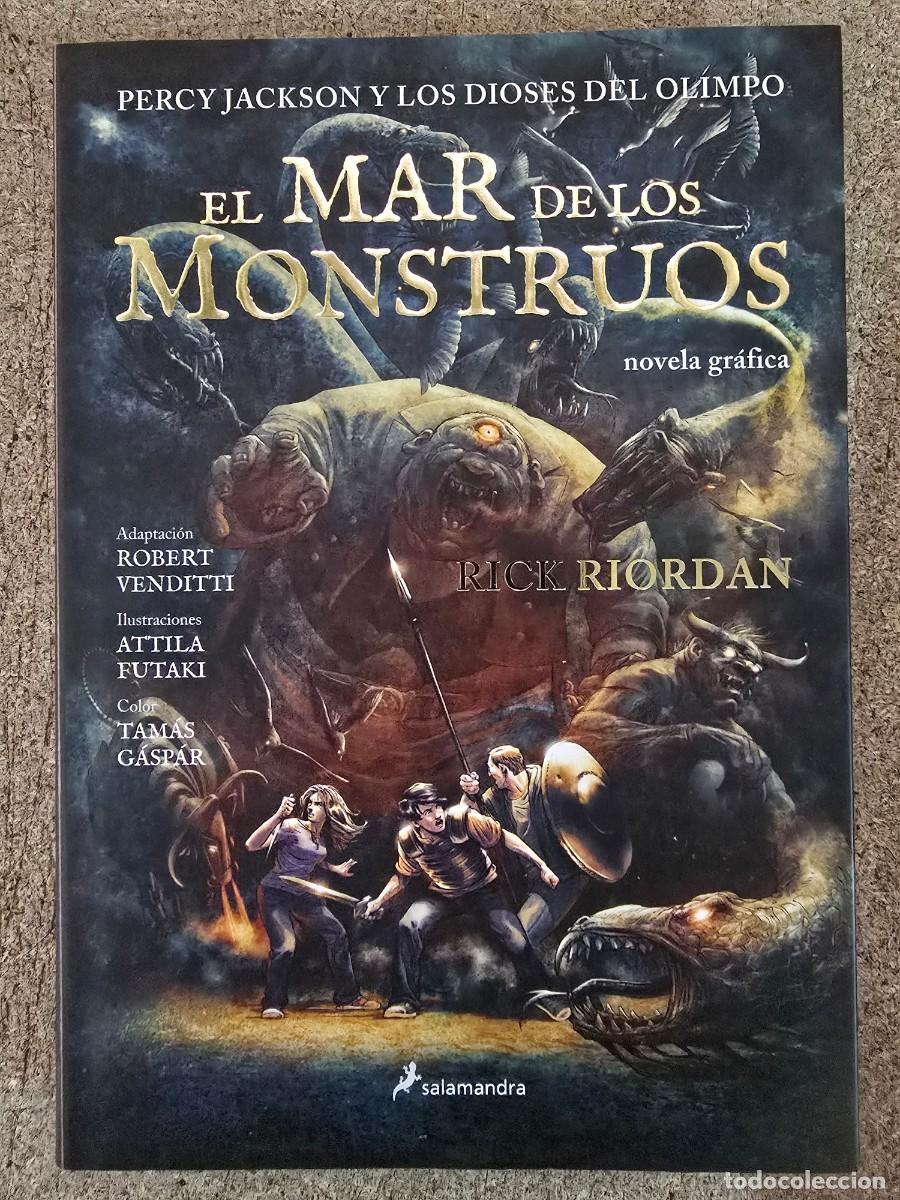C&oacute;mics: Percy Jackson y los Dioses del Olimpo.El Mar de los Monstruos.Salamandra - Foto 1