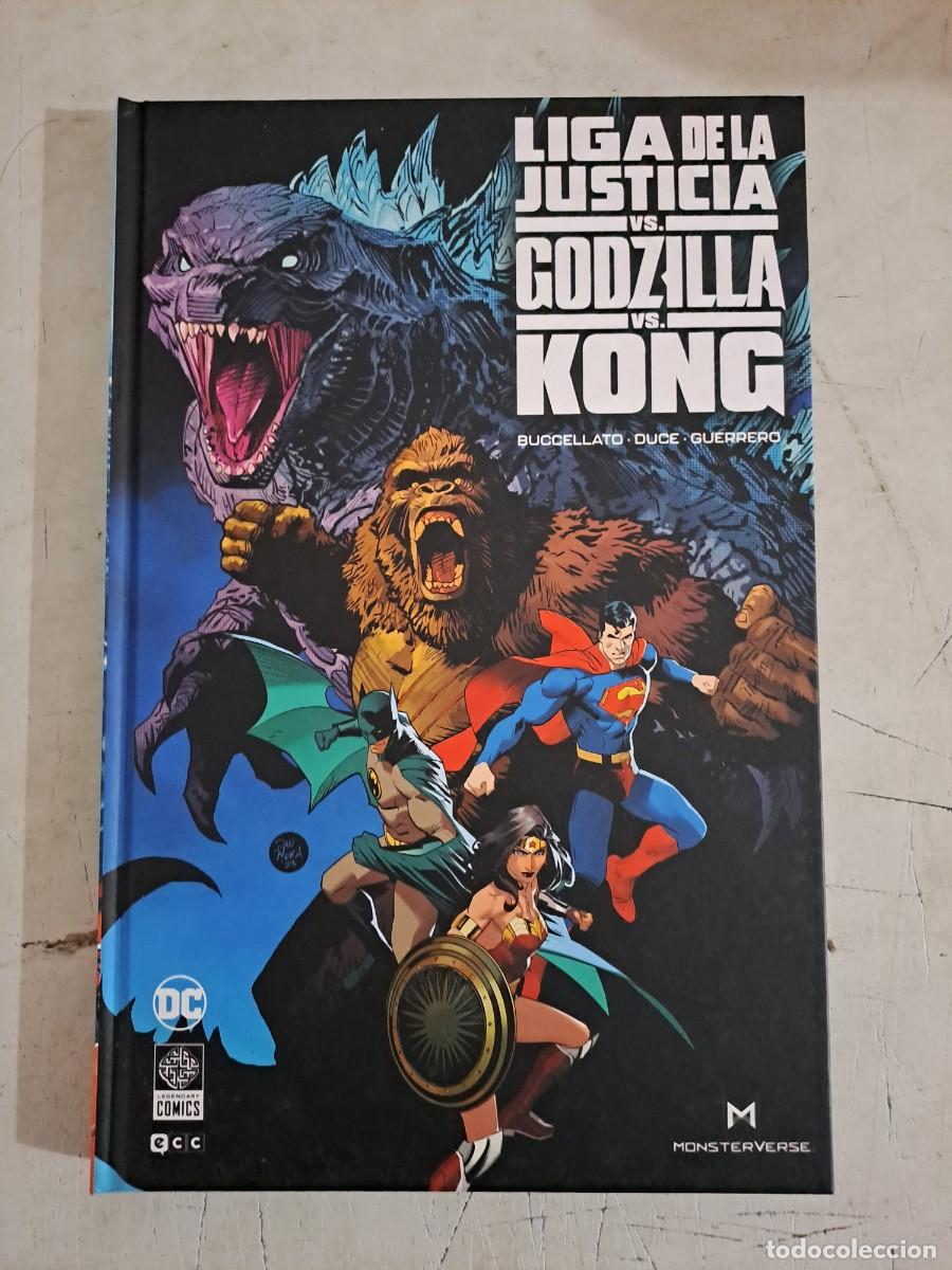 C&oacute;mics: Liga de la justicia Vs. Godzilla Vs. Kong, ECC en perfecto estado - Foto 1