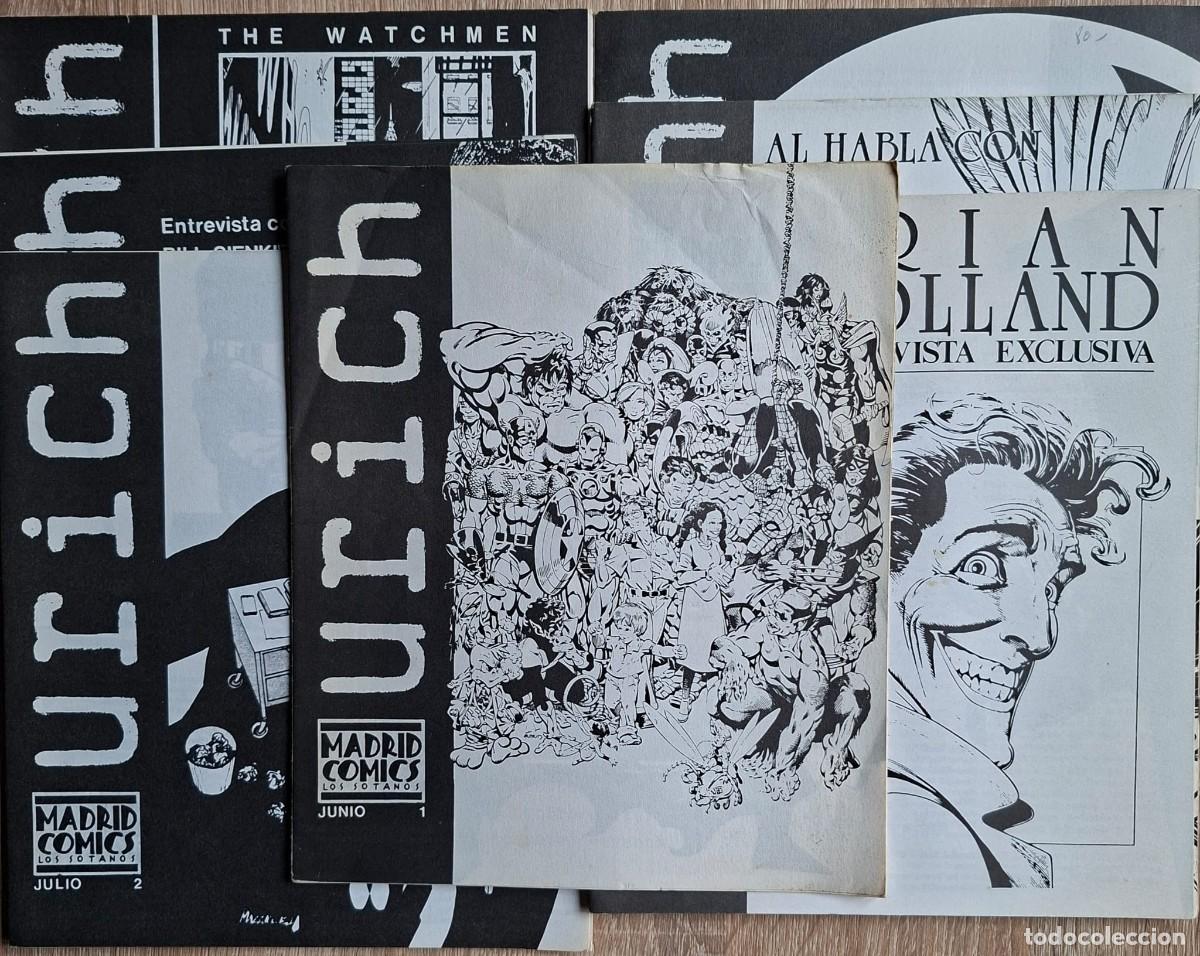 C&oacute;mics: URICH. Madrid comics los s&oacute;tanos. N&uacute;meros 1 al 8 - Foto 1