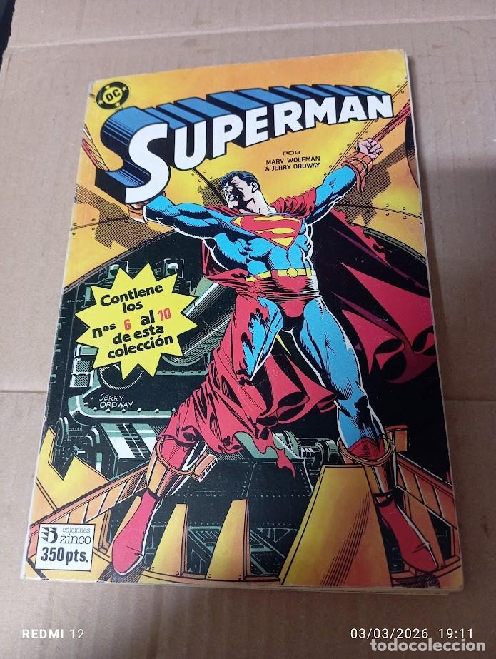 C&oacute;mics: SUPERMAN CONTIENE LOS N&ordm; 6 AL 10 - Foto 1