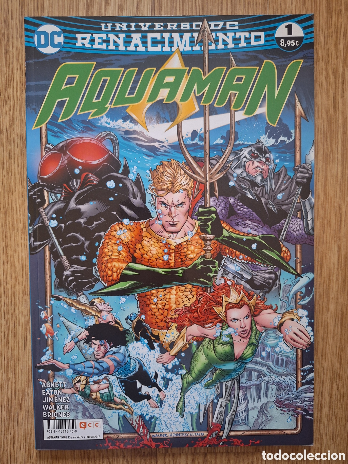 C&oacute;mics: 3 comic &rdquo;Aquaman. Renacimiento&rdquo; Volumen 1,2,3 - Foto 2