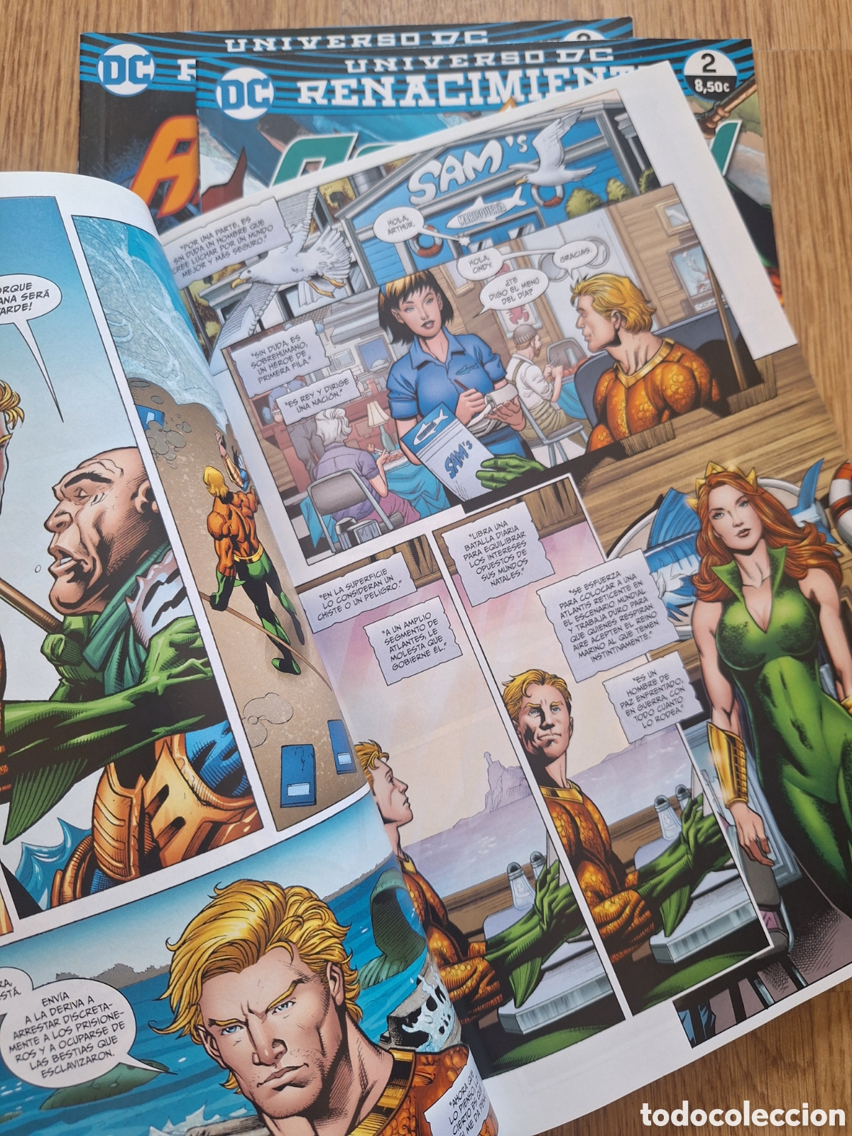 C&oacute;mics: 3 comic &rdquo;Aquaman. Renacimiento&rdquo; Volumen 1,2,3 - Foto 5