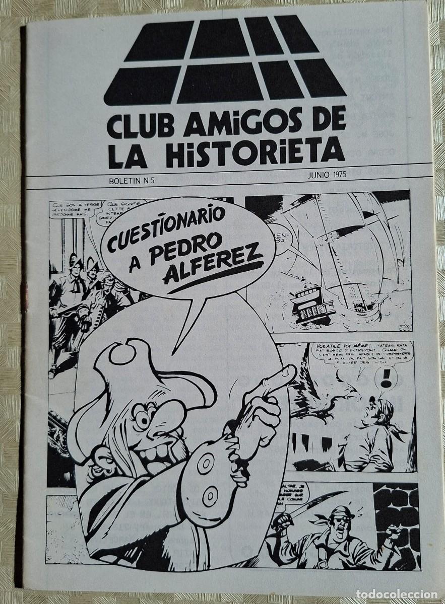 C&oacute;mics: Club amigos de la historieta. Bolet&iacute;n n&ordm; 5