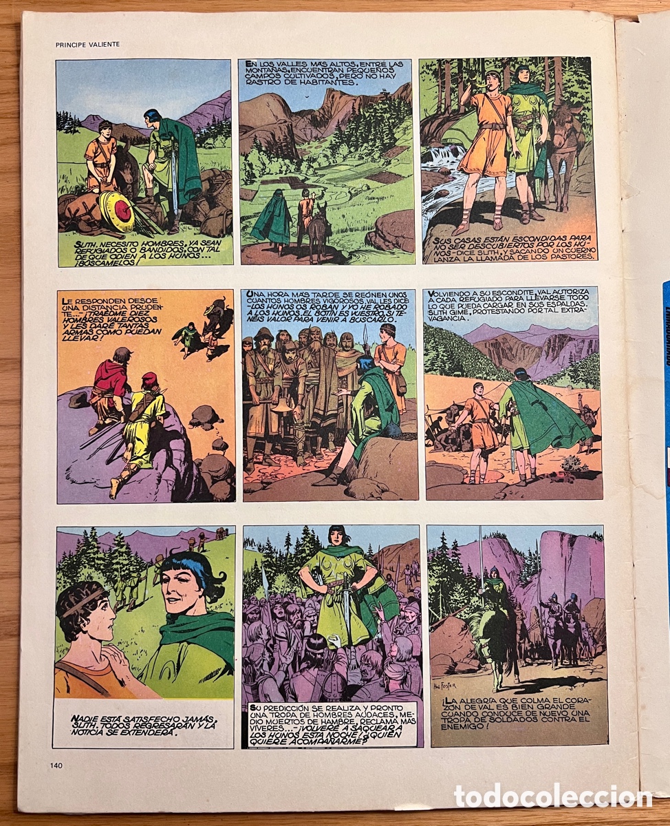 C&oacute;mics: El Pr&iacute;ncipe Valiente. BURU LANN&deg;7 1972 - Foto 4
